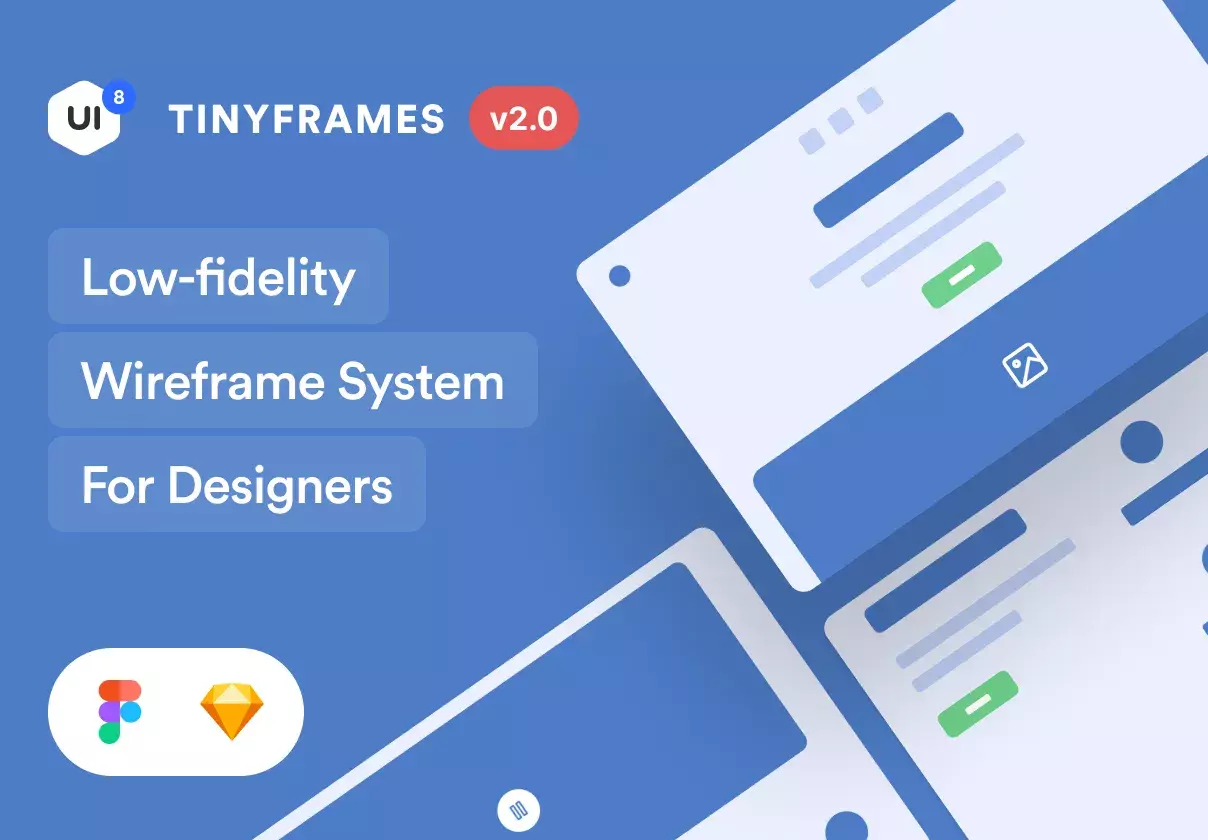 Low-fidelity Wireframe System for Designers