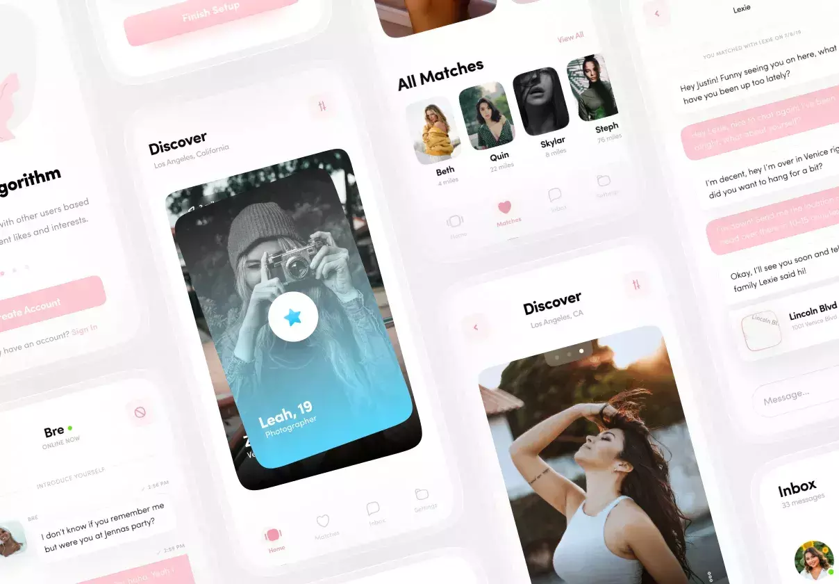 Premium dating UI kit