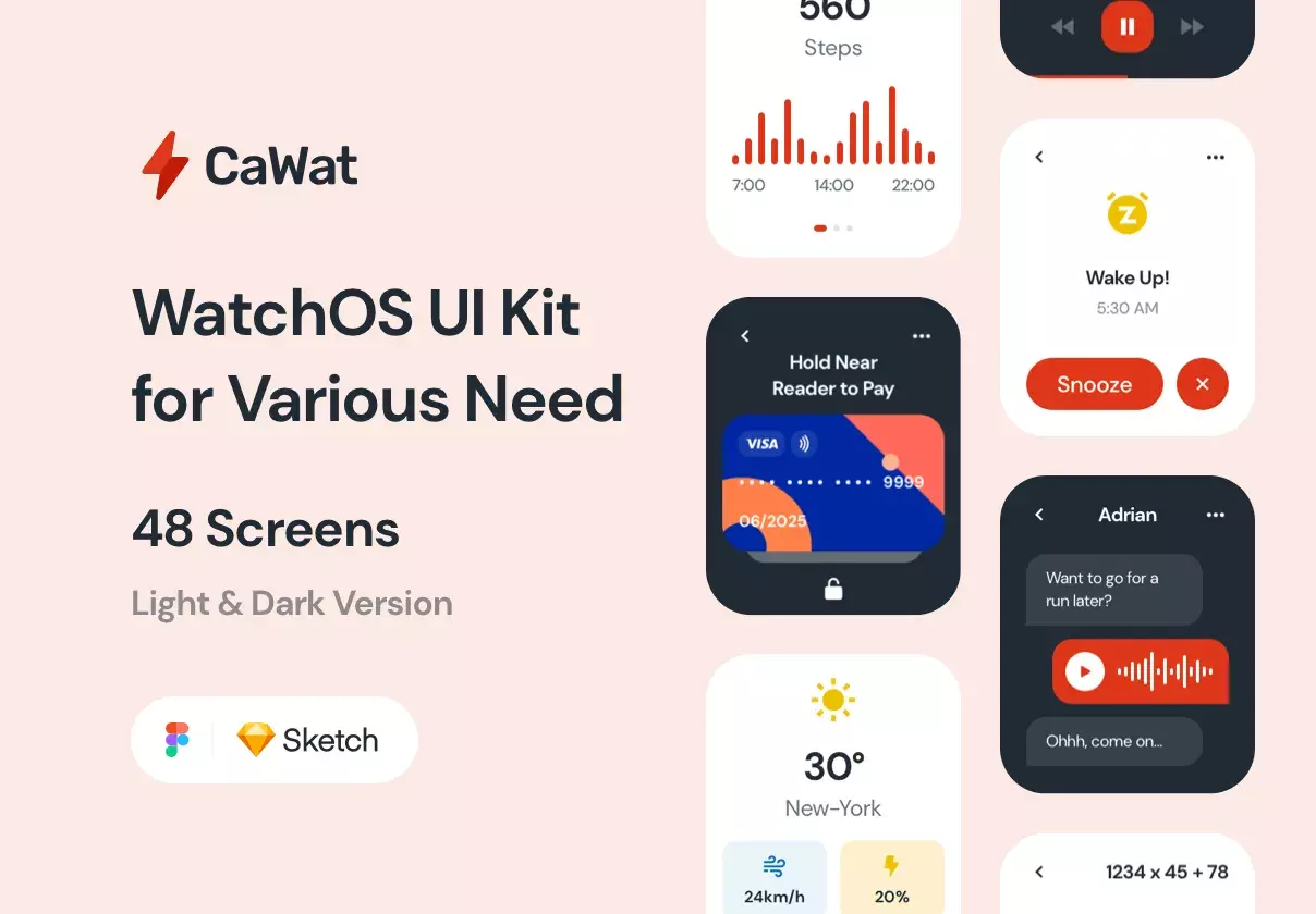 CaWat WatchOS UI Kit