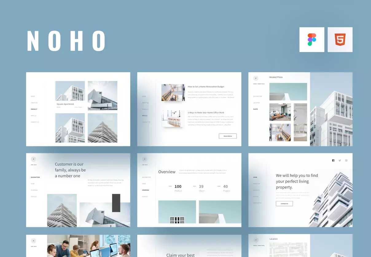 Noho - Real Estate Website Template