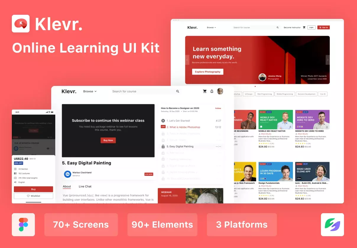 Klevr - Online Learning for All Platform