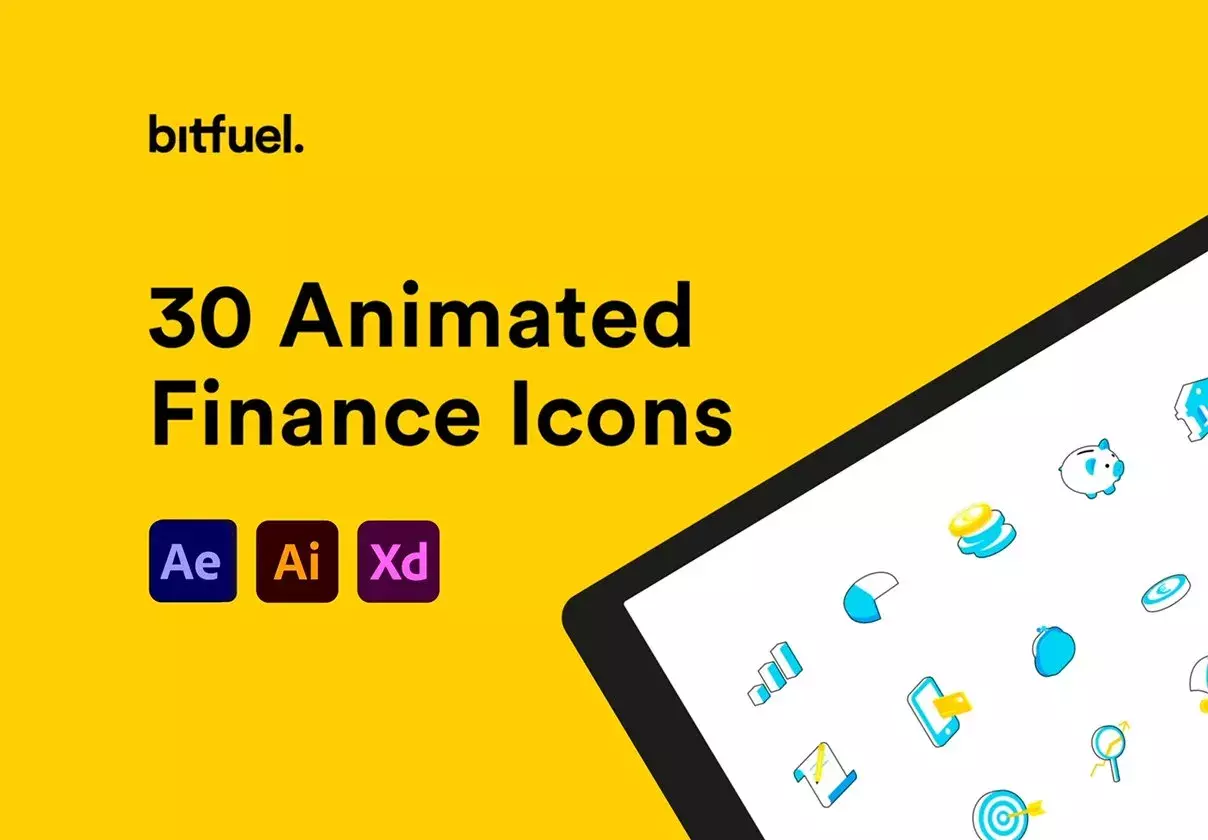 30 Animated Finance Icons