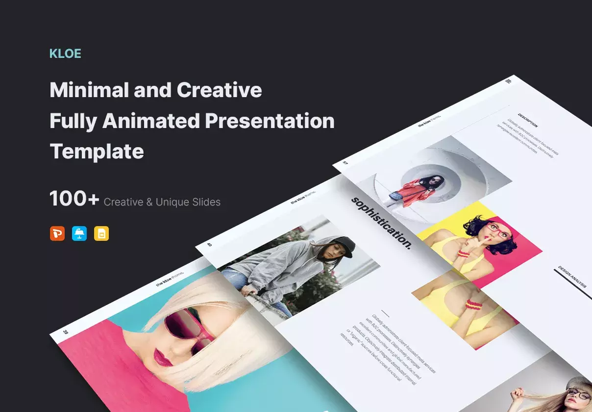 KLOE - Minimal Presentation Template