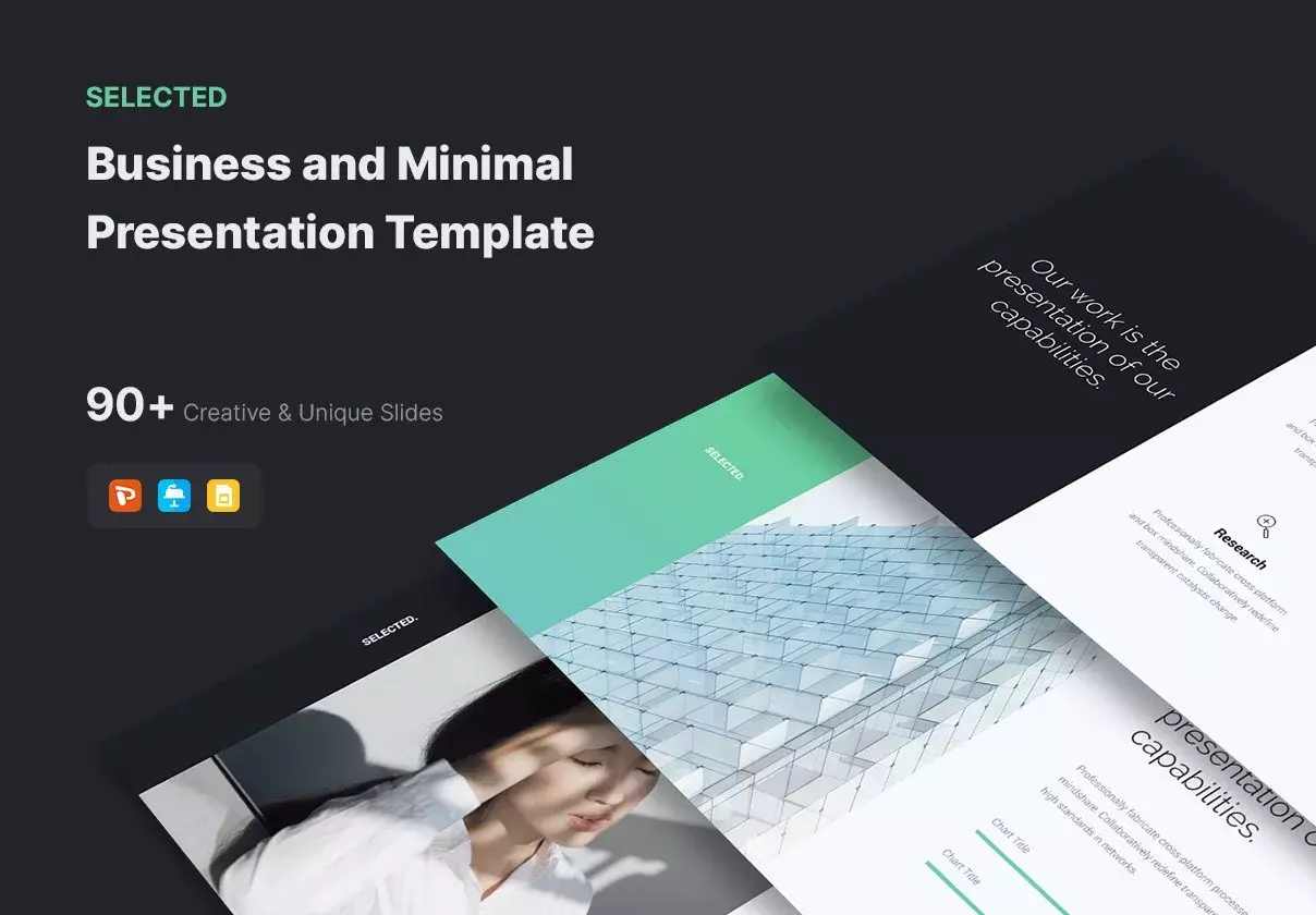 SELECTED - Minimal Presentation Template