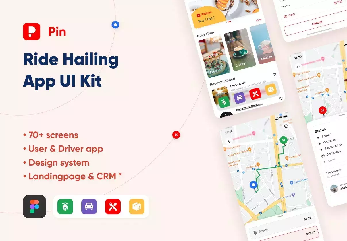 Pin2.0 - Ride Hailing App