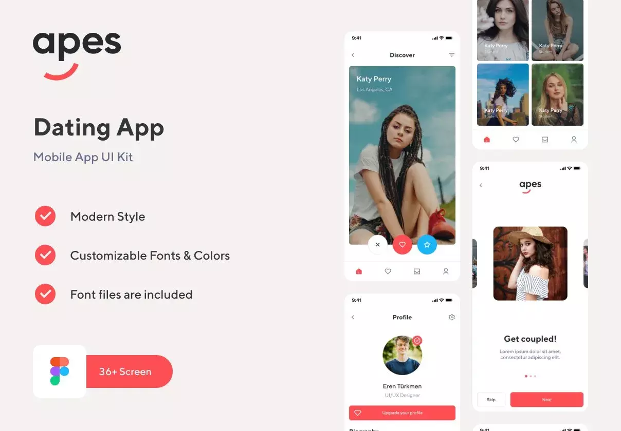 Apes Dating App UI Kit