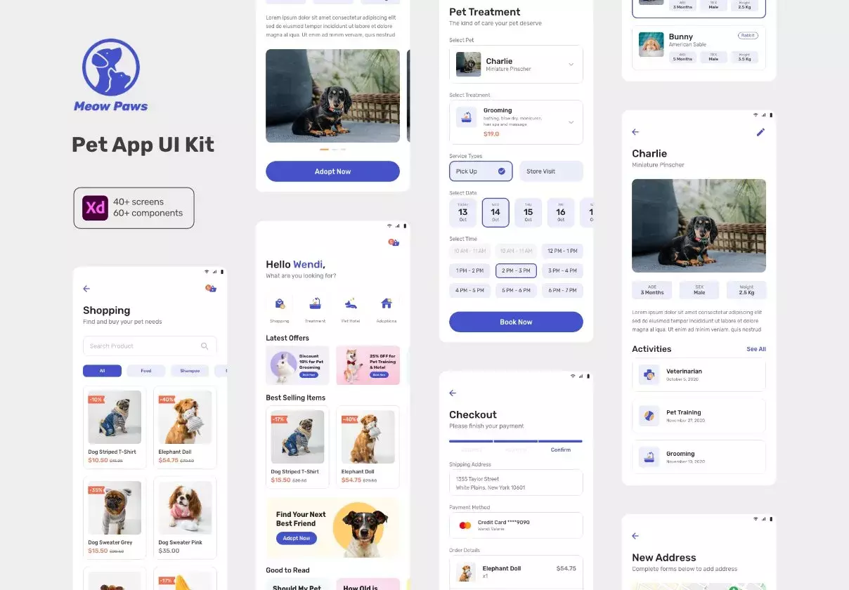 Meow Paws - Pet App UI Kit