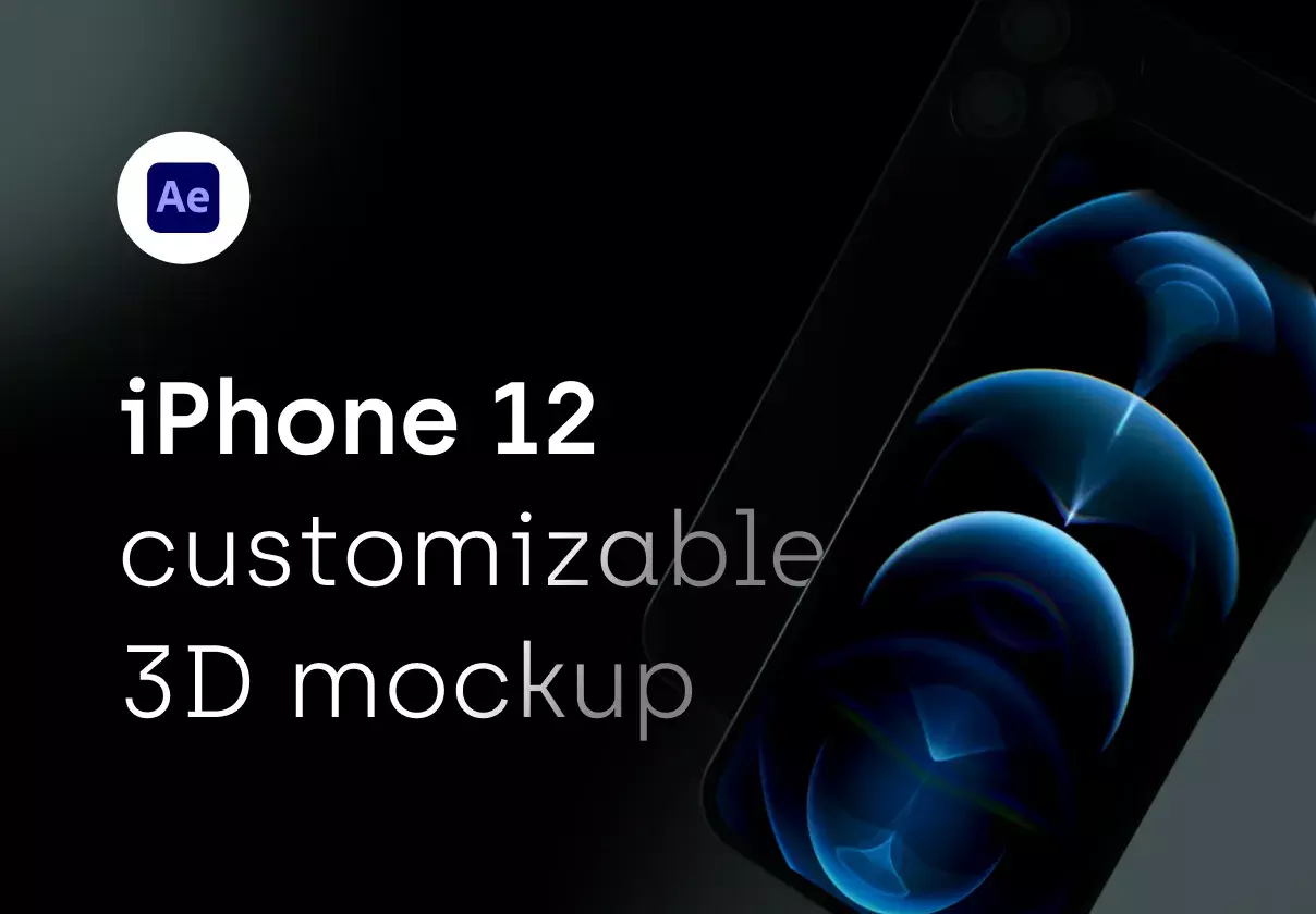 iPhone 12 Pro - 3D mockup