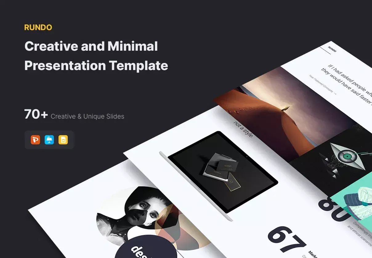 RUNDO - Minimal Presentation Template