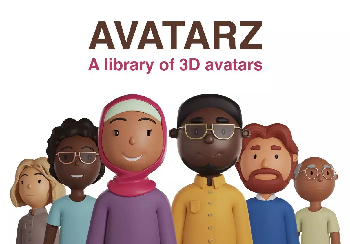 Create more than 8,000 combinations of 3D avatars by ThreeDee