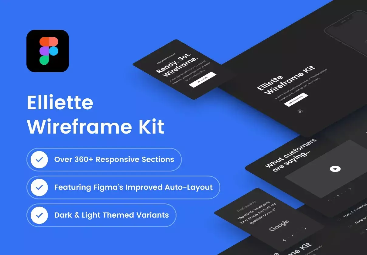 Elliette Wireframe Kit