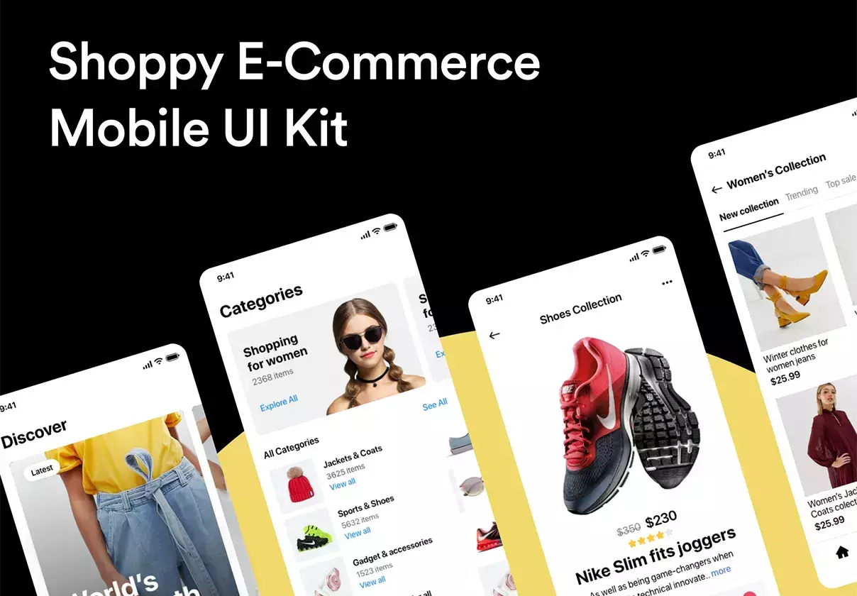 E-Commerce Mobile UI Kit