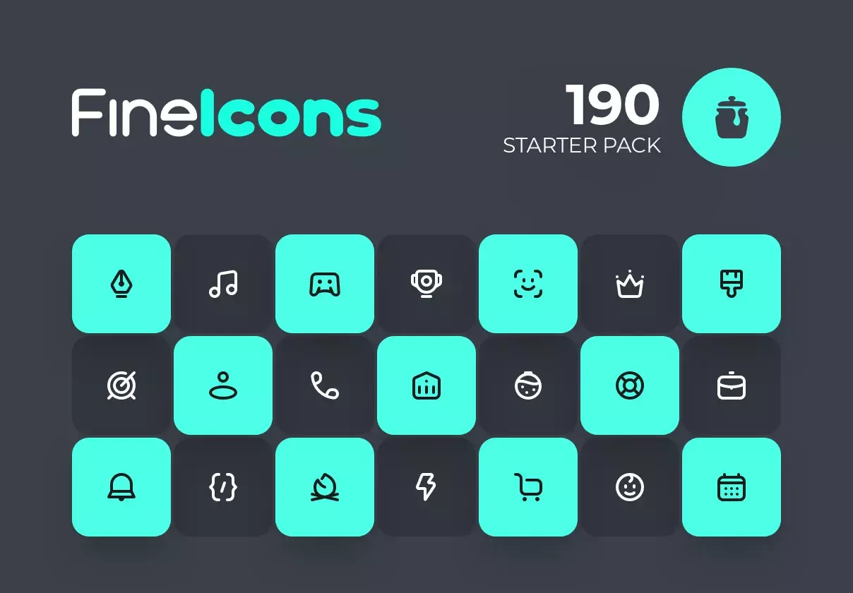 FineIcons Starter Pack