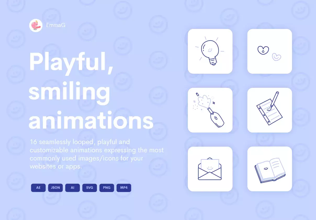 Happy Animated Icons