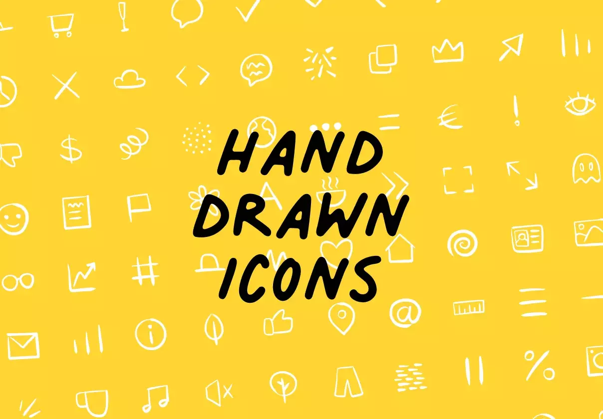 Hand-drawn icons