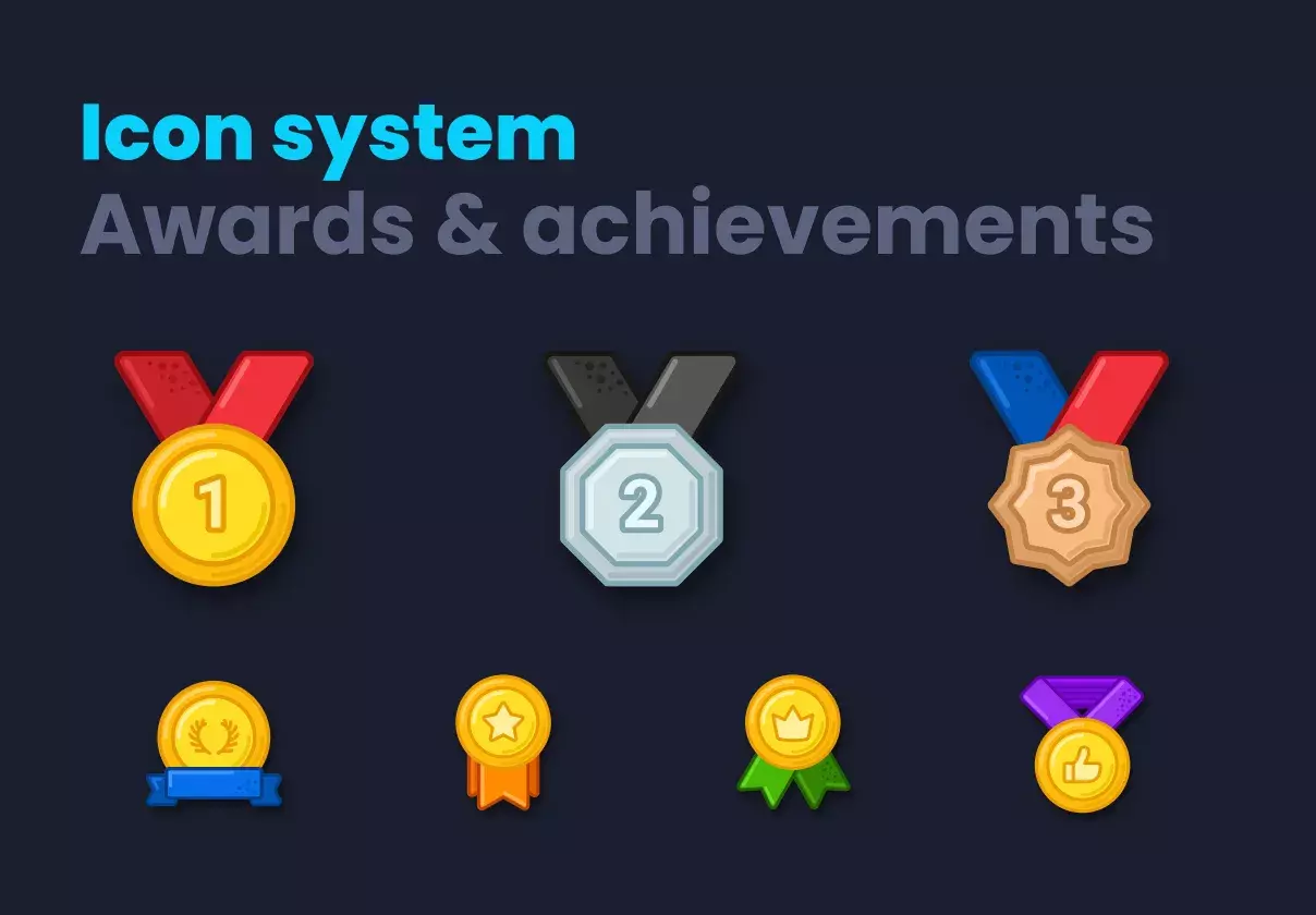 Awards & Achievements icons