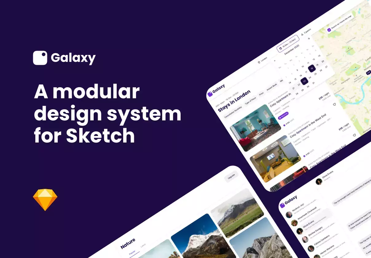 Galaxy Design System for Sketch