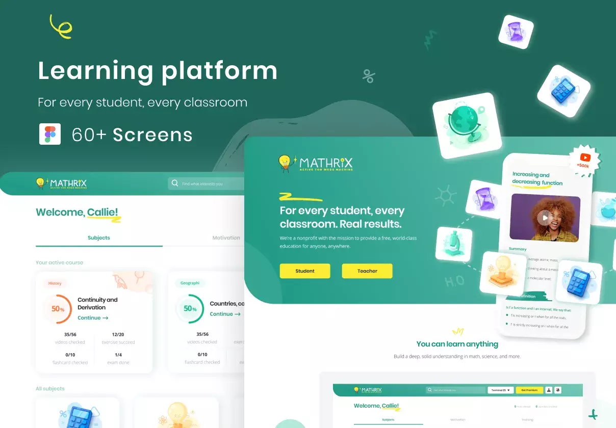 Online Education Platform UI kit