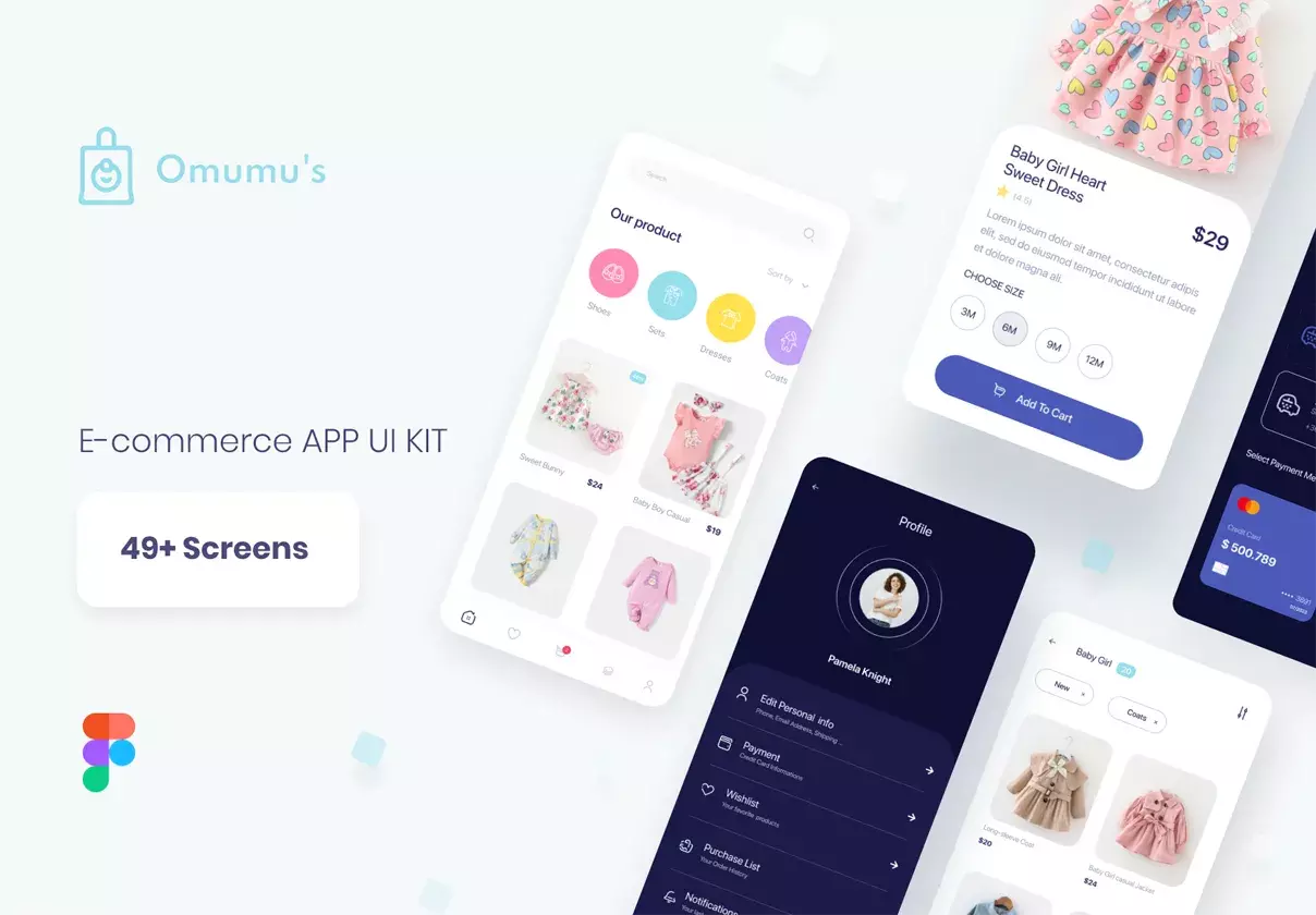 Omumu's E-Commerce App UI Kit