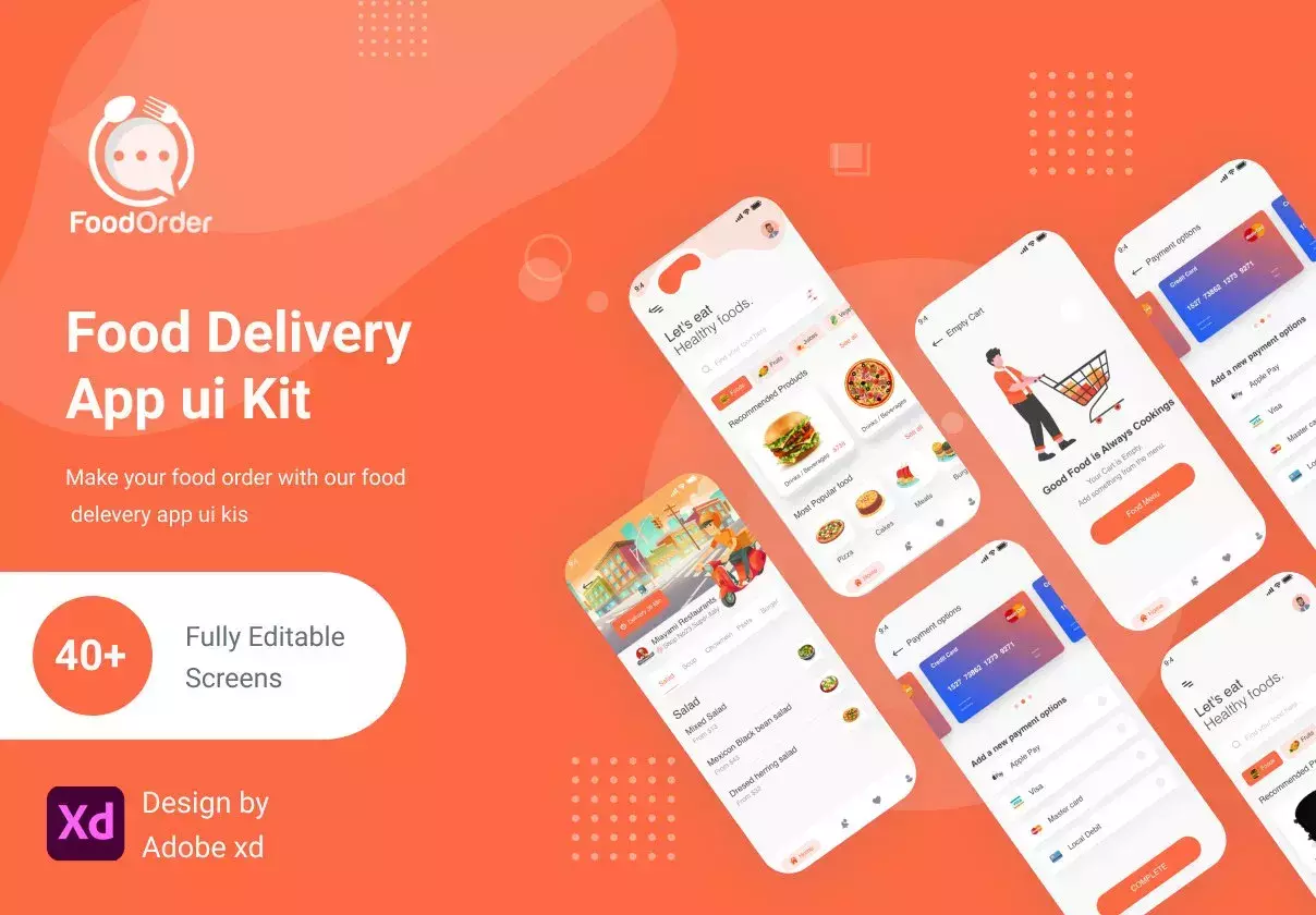 FoodOrder - Food Delivery UI KIT