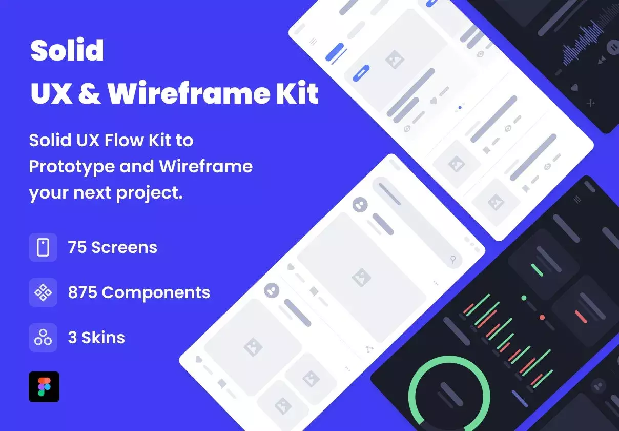 UX Flow & Wireframe kit