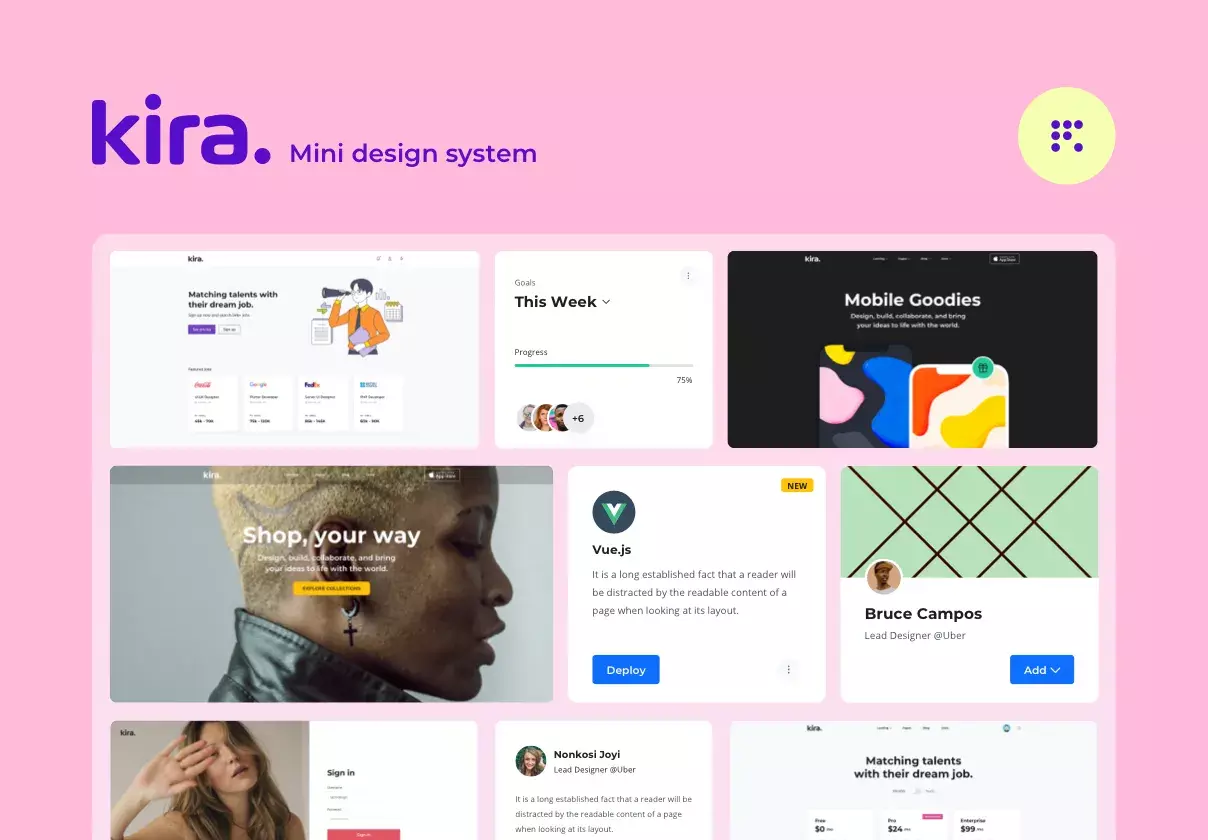 Affordable yet powerful design system