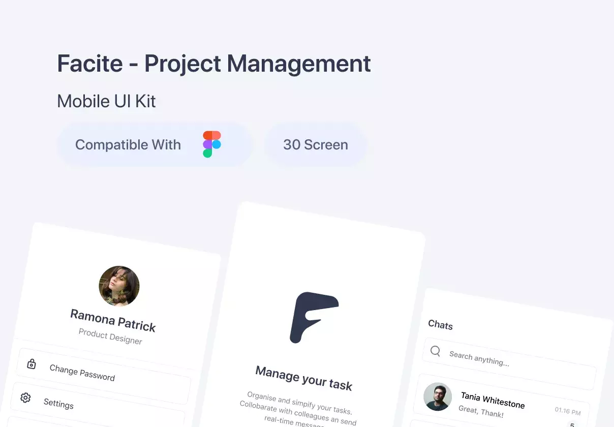 Facite - Project Management App UI Kit