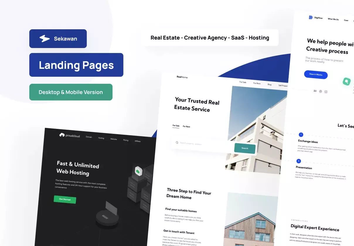 Sekawan Landing page ui kits