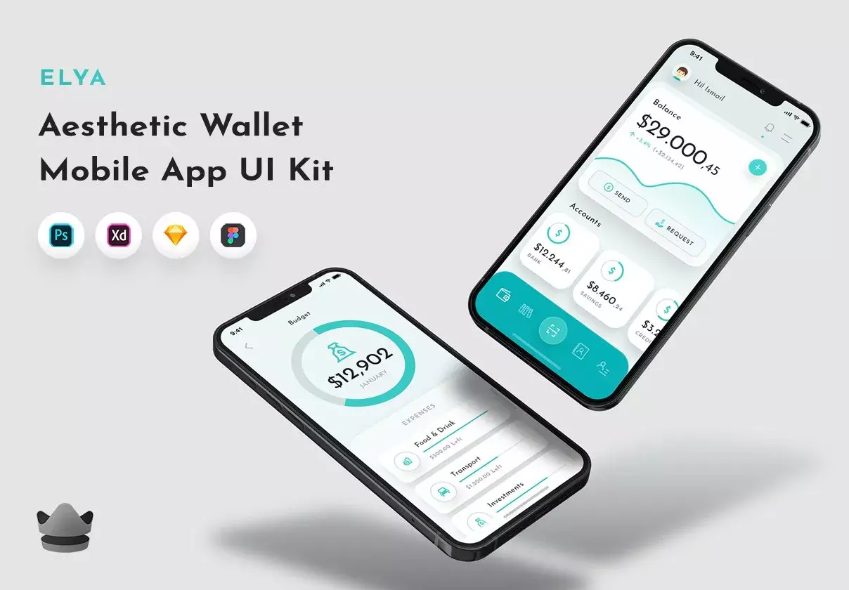 Elya - Wallet & Crypto Trading UI Kit