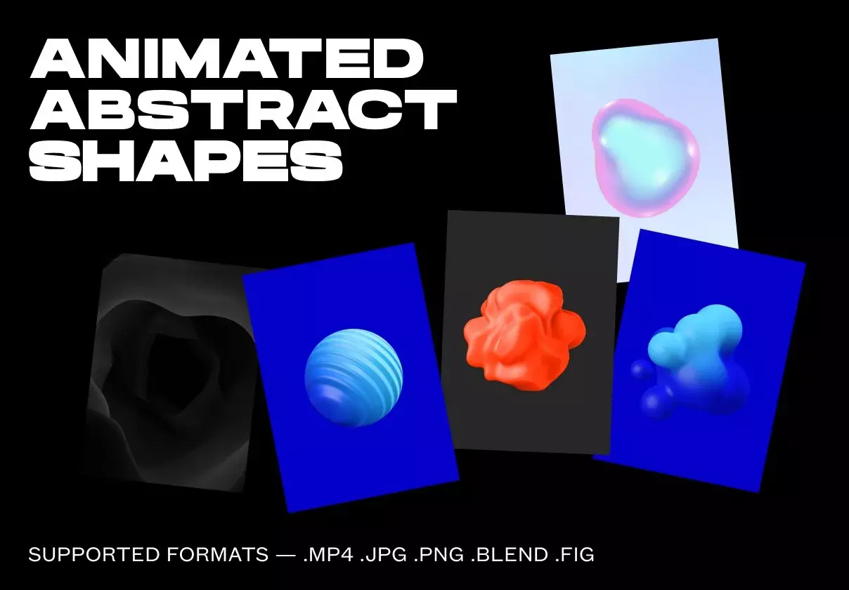 Animated looped abstract backgrounds