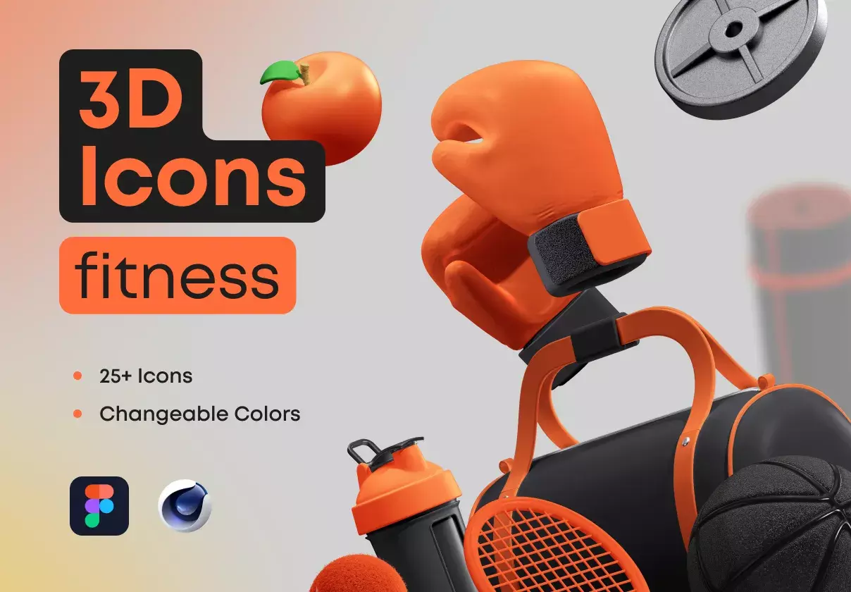 Easily customizable 3D icons for your Websites, Startups, Apps, Games, Presentations.