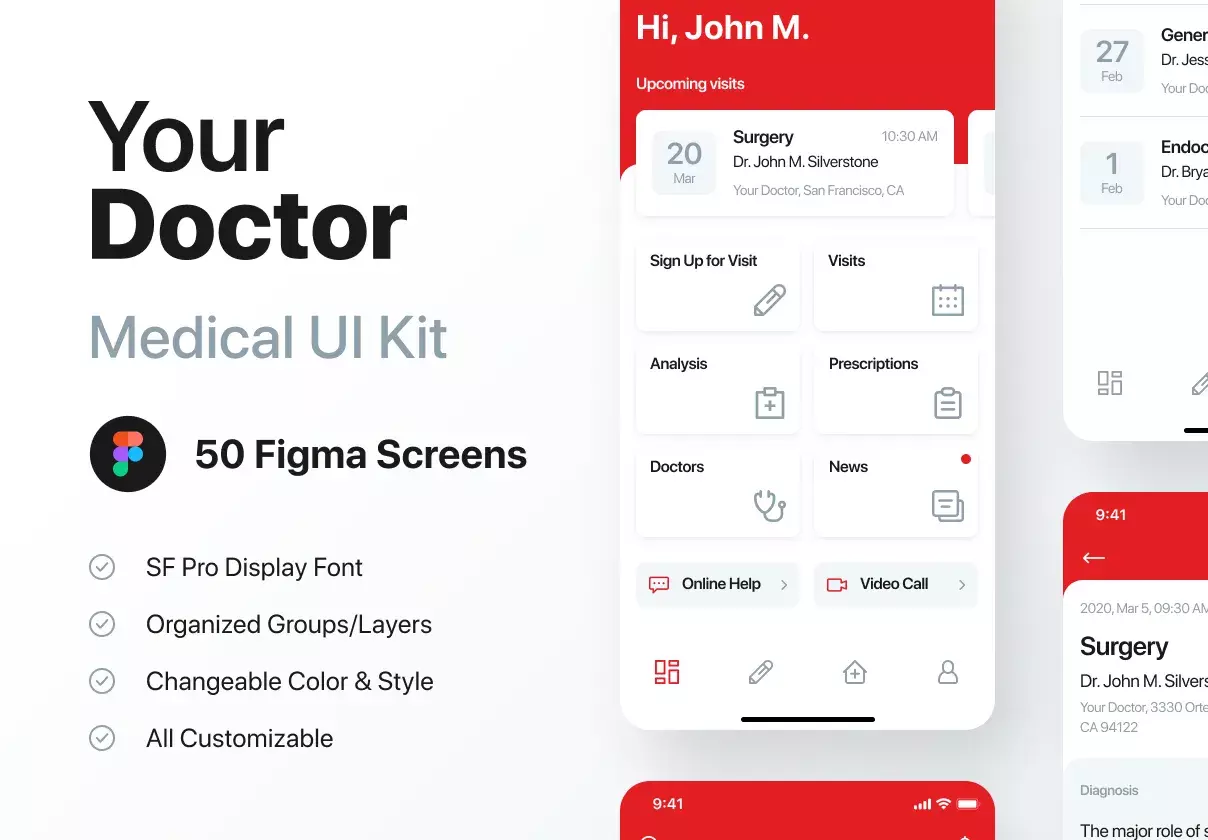 Your Doctor Medical UI Kit