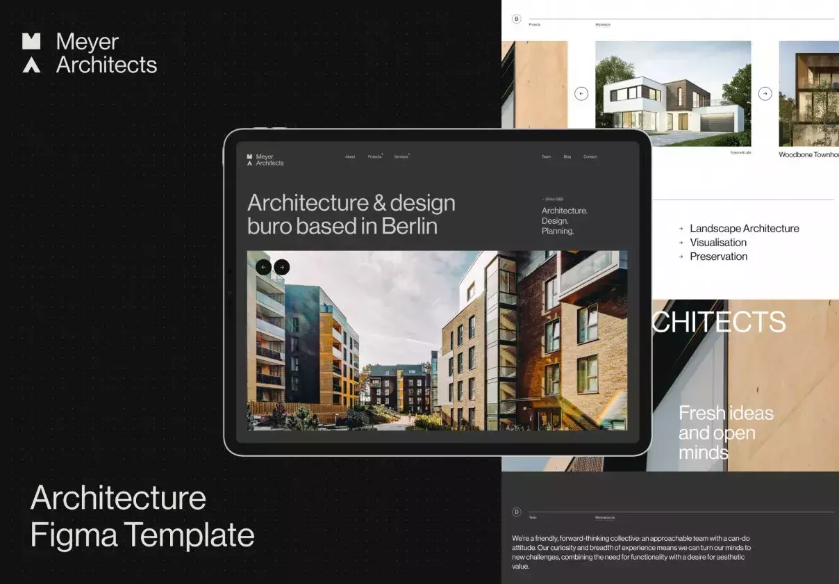 Meyer Architects — Architecture Figma Template