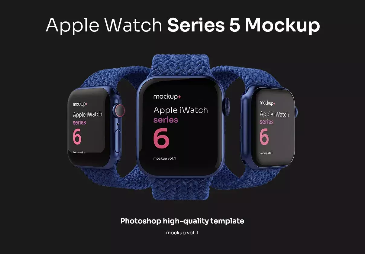 Apple Watch Series 6 Mockup Vol.01