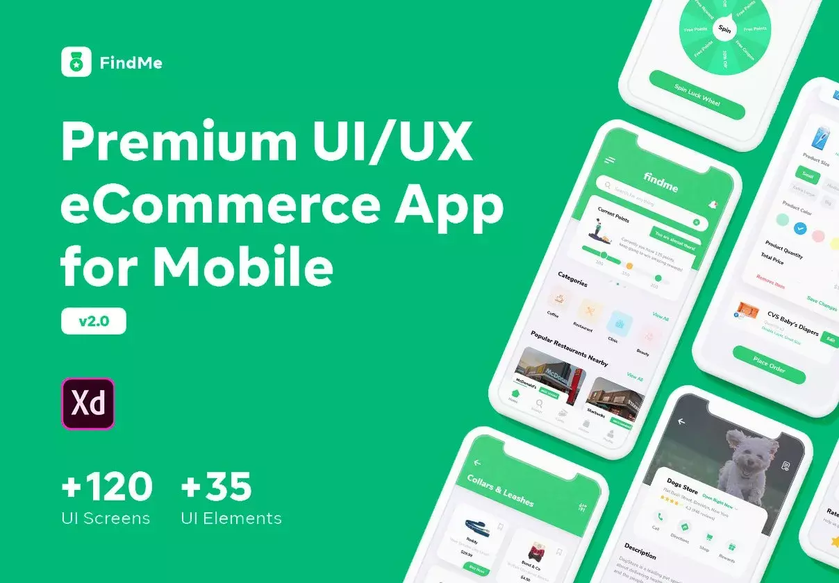 FindMe - eCommerce UI/UX Mobile App