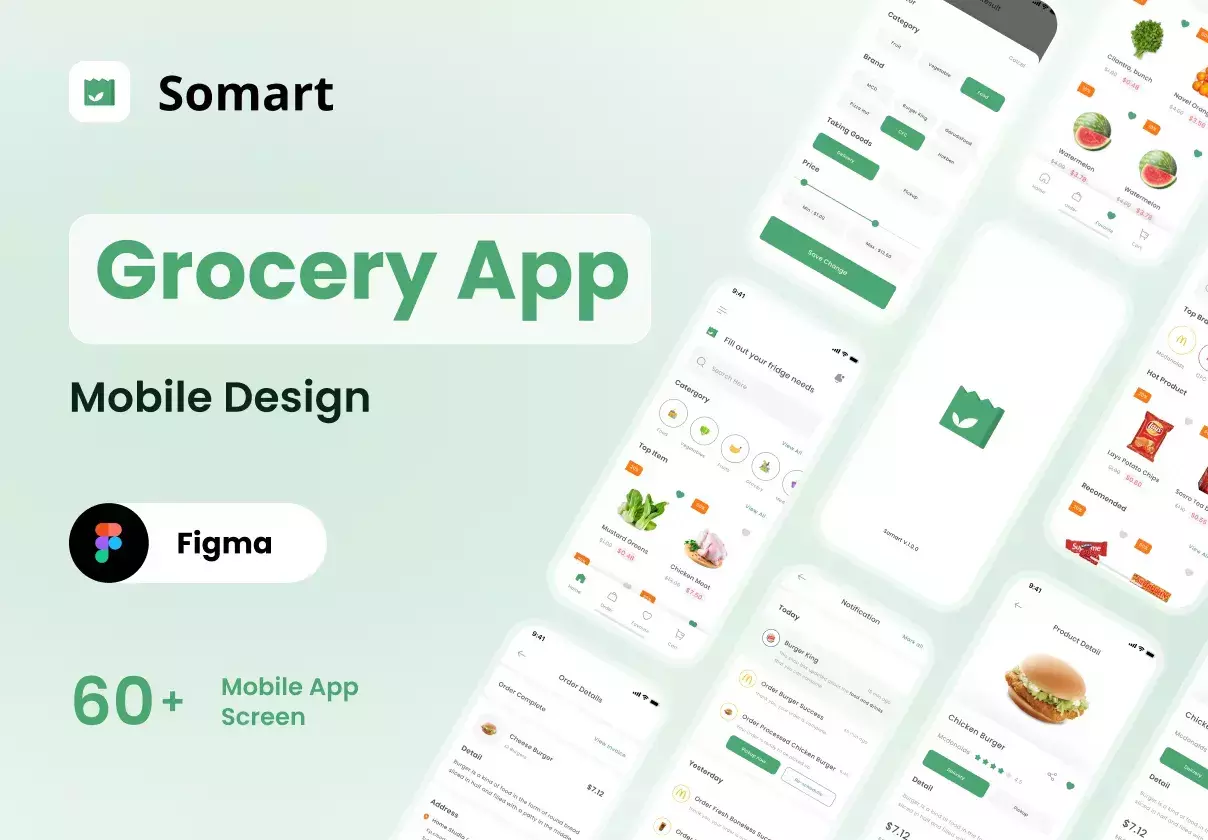 Somart - Grocery App Design