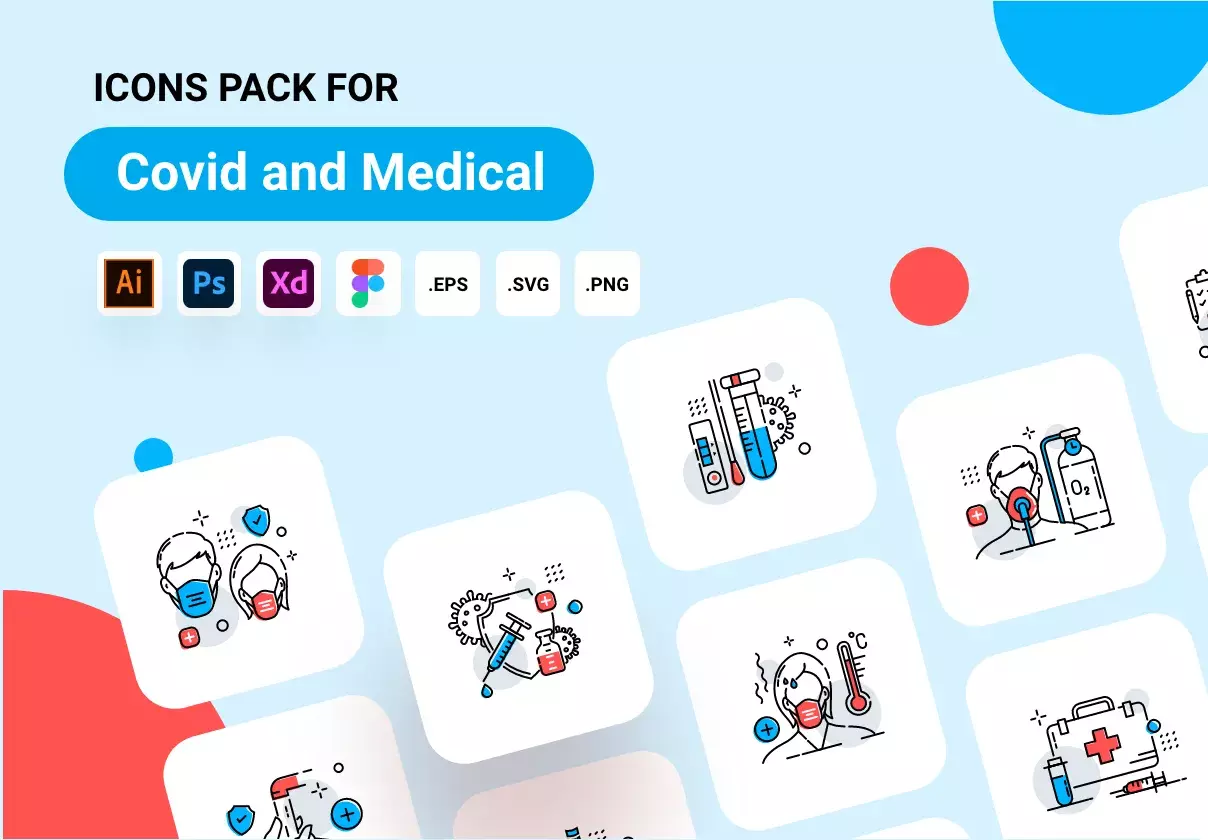 Icons Pack - Covid & Medicals