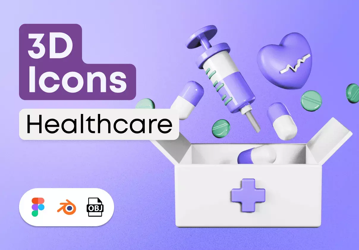 Healthcare 3D Icons