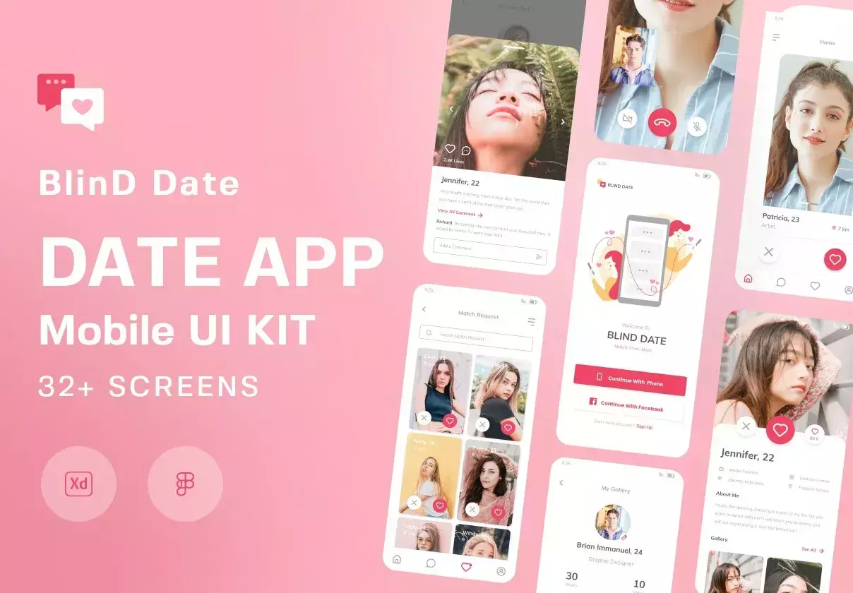 Date App - Mobile UI Kit