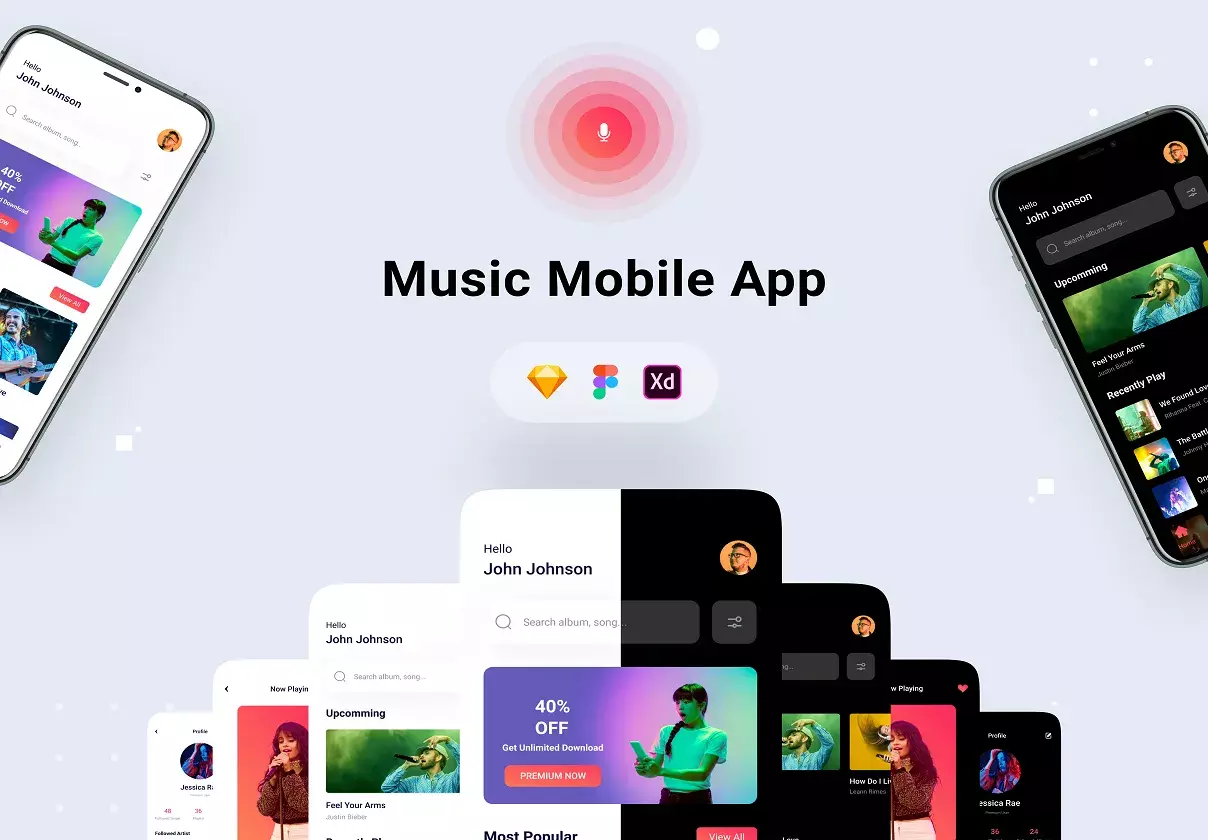 Music App UI kit