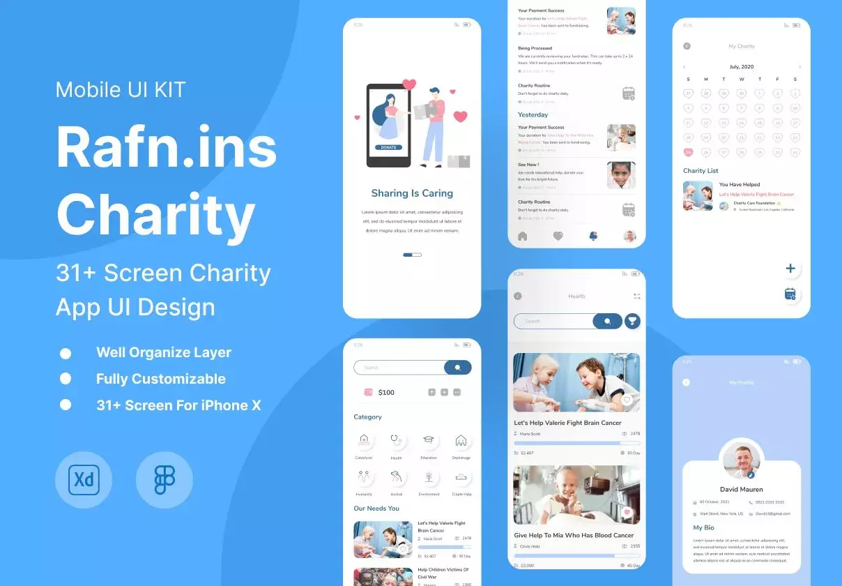 Rafn.ins - Charity UI Kit