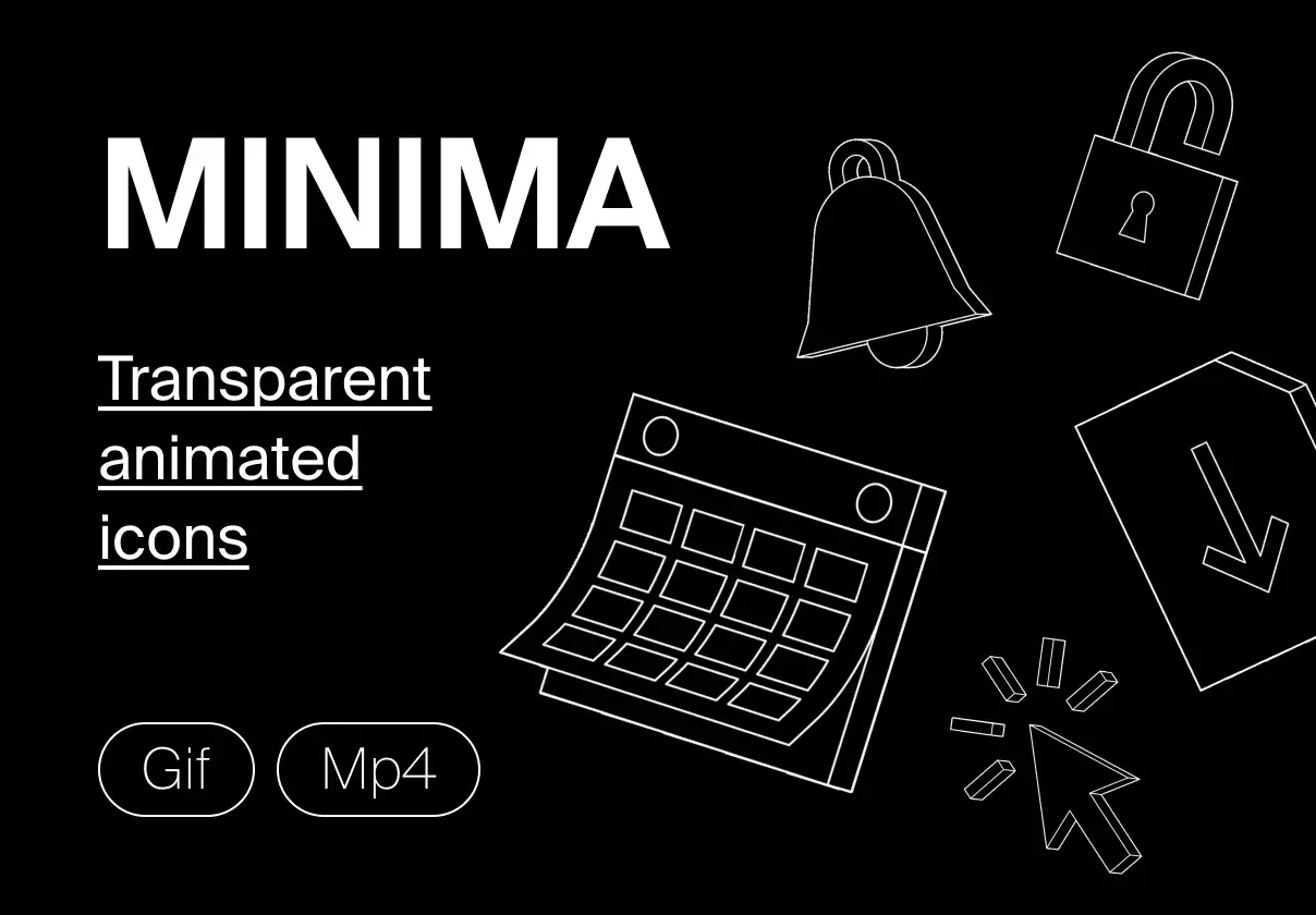 Minima – Transparent Animated Icons