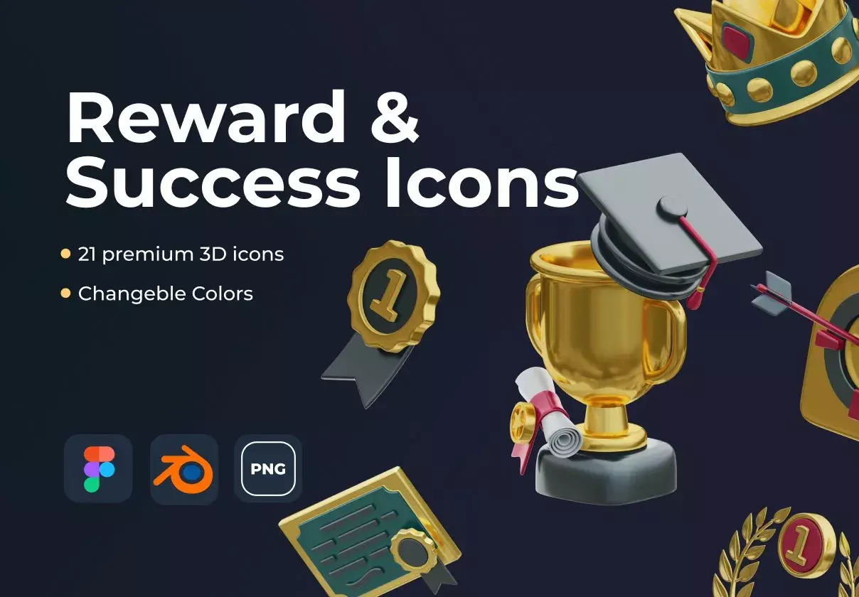 Reward & Success Icons