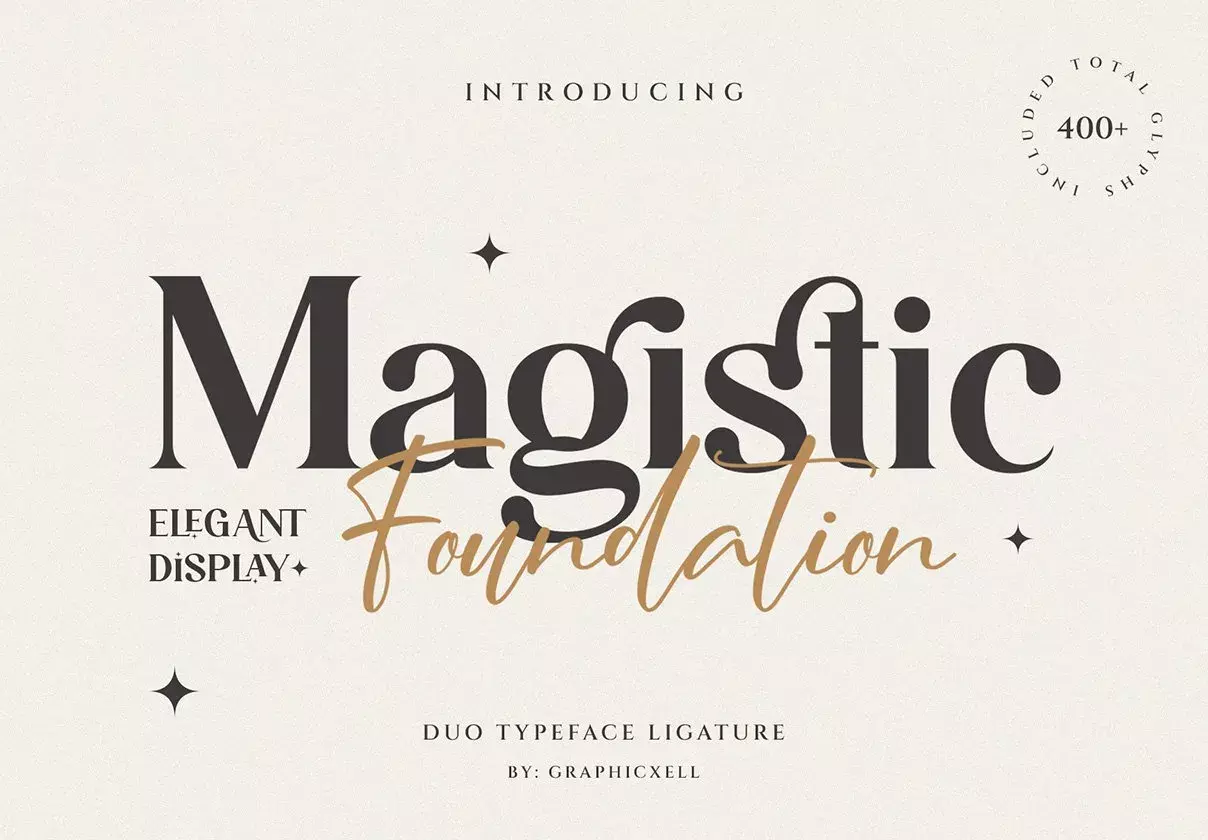 Magistic - Duo Ligature Typeface