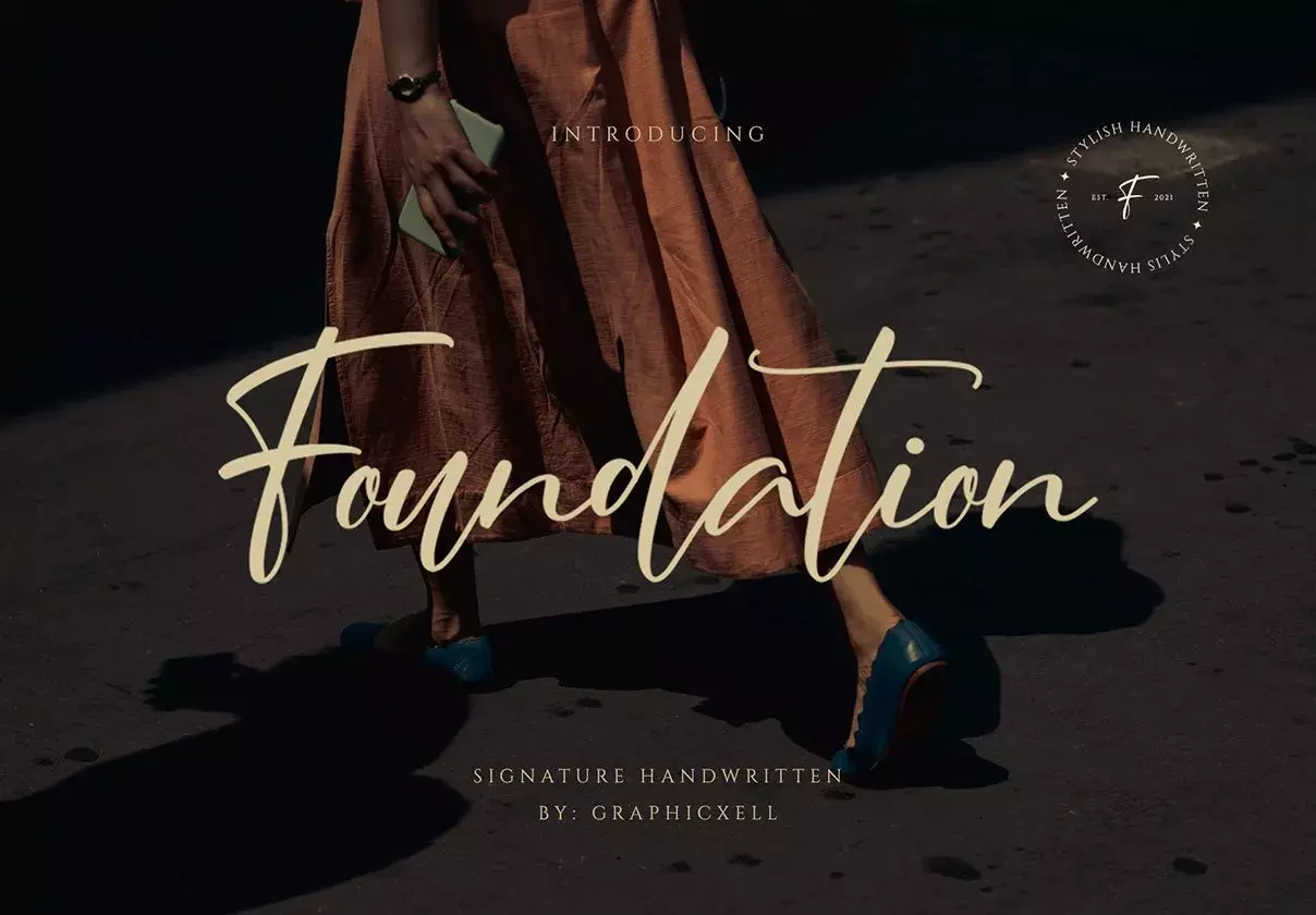 Foundation - Stylish Signature Font