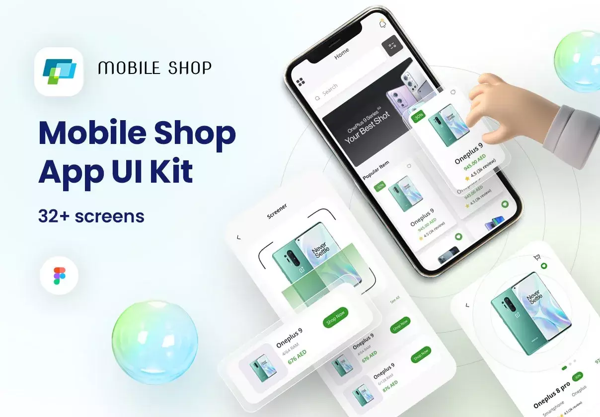 Mobile Shop - Premium Ecommerce App UI Kit