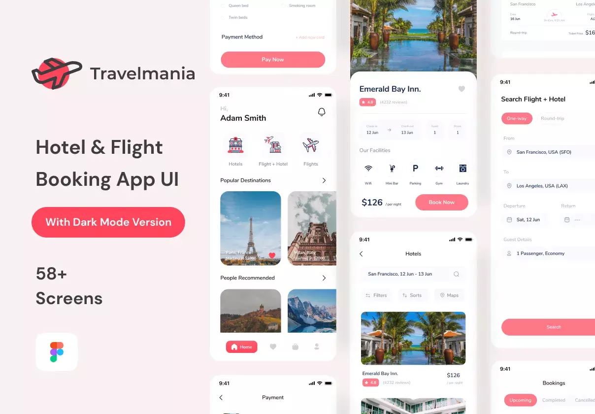 Travelmania - Hotel & Flight Booking App