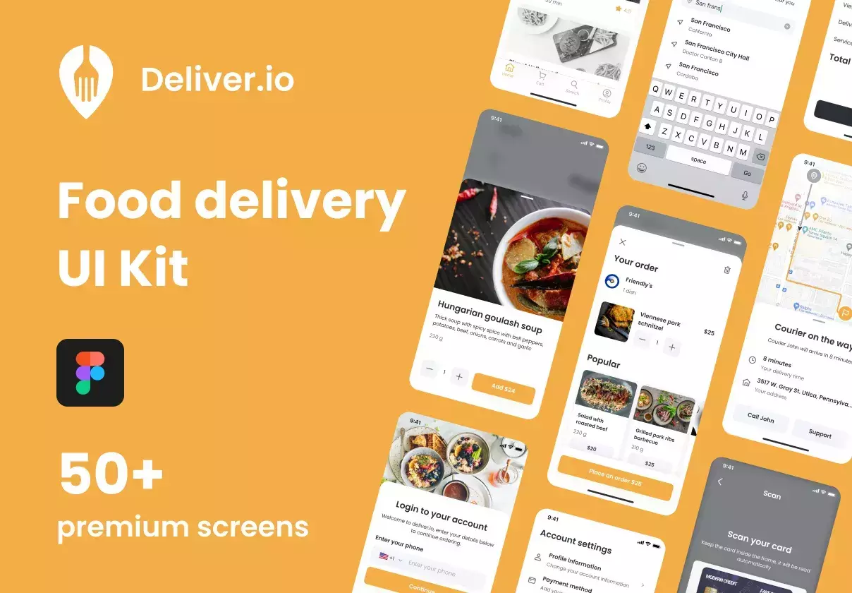 Deliver.io - Food Delivery Mobile App