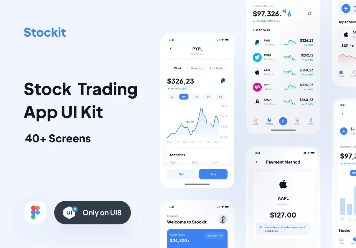 Stock Market App UI Kit