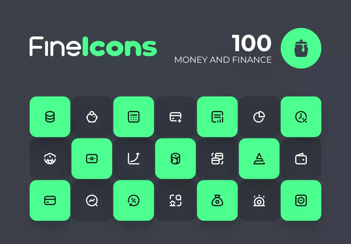 FineIcons Money and Finance Pack